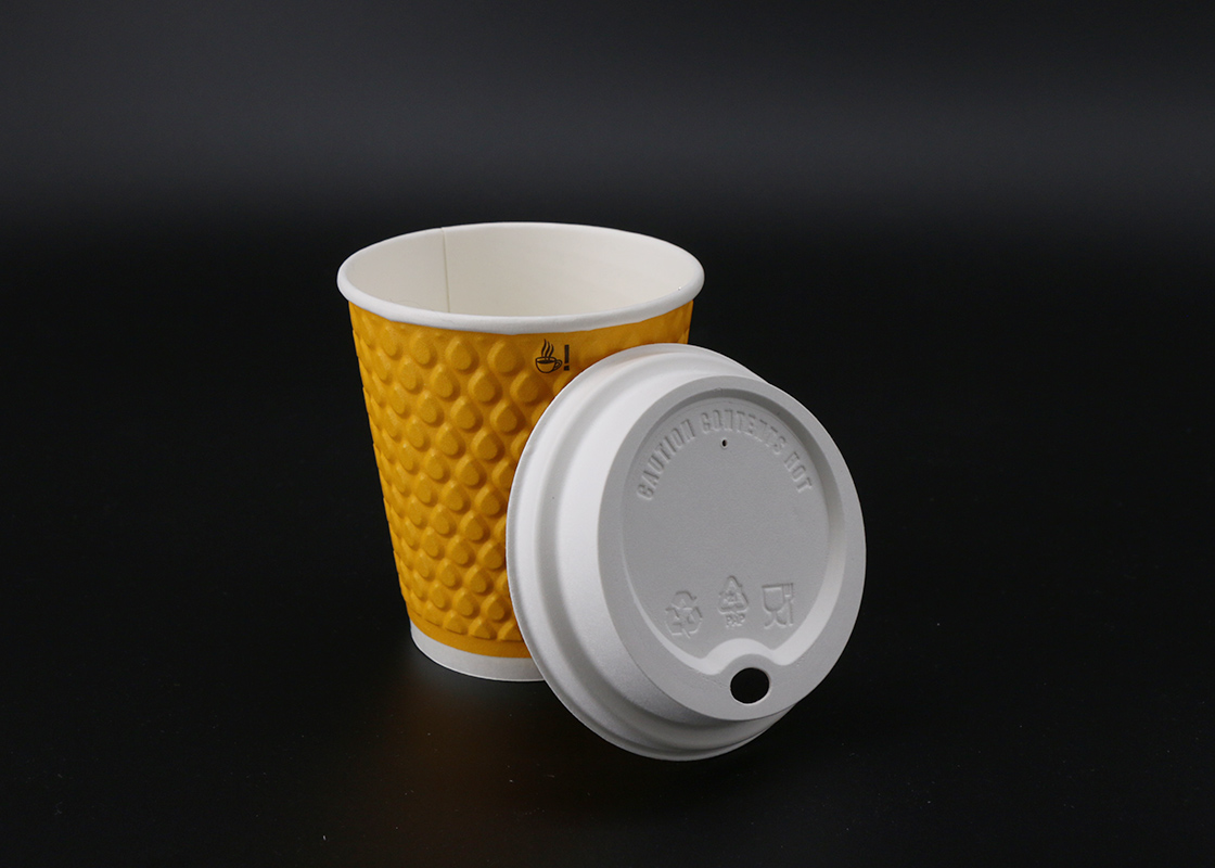 Molded Pulp Cup LidMolded Pulp Cup Lid